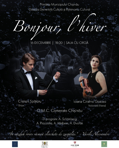 Traditional Christmas concert at the Organ Hall, supported by the municipality, "Bonjour l'hiver!"